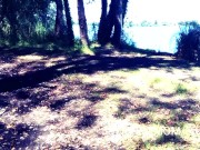 la mère baise avec son beau-fils au bord du lac. 2/16