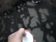 walk around the city with a vibrator on the remote control 13/16