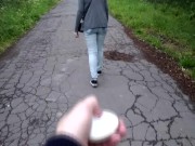 walk around the city with a vibrator on the remote control 14/16