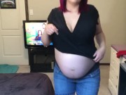 Pregnant redhead strips and makes you want more 4/16