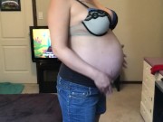 Pregnant redhead strips and makes you want more 5/16