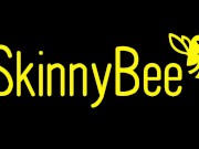 SkinnyBee keeps riding after creampie 16/16