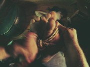 Bondage Dirty Soles Footjob from Goth Girl 10/16