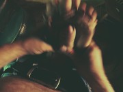 Bondage Dirty Soles Footjob from Goth Girl 11/16