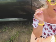 Two Sexy Hitchhiker Girls Fun Car Ride Paid by foursome Orgy Kate Truu view 12/16