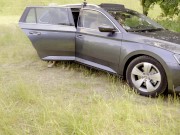 Two Sexy Hitchhiker Girls Fun Car Ride Paid by foursome Orgy Kate Truu view 4/16