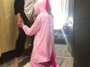 BJ. Teen. Sex. School games. Slut in unicorn pajamas makes a nice Panda. 9/16