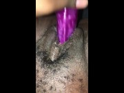 HD Ebony Close-Up Pussy Play 12/16