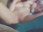 Lee Zard gets cloudy and cums in adidas thigh highs 13/16