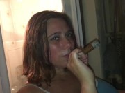 Fat string cigar inhaled 12/16