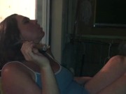 Fat string cigar inhaled 9/16