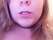 Horny Teen Girl Strips and Sucks on Fingers 12/16