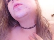 Horny Teen Girl Strips and Sucks on Fingers 16/16