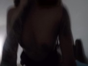 latin gothic girl deep throat and cum inside 16/16