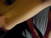 creaming on BBC dildo with surprise cumshot for an ending 11/16