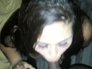 No Hands sloppy top for daddy make him cum on my tits 1/16