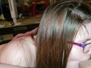 Beautiful wife gets throat fucked and load blown all over her face. 13/16