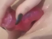 Fucking my tight wet pussy with my favourite toy 6/16