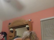 Amateur blonde wife ties husband down and swallows 14/16