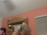 Amateur blonde wife ties husband down and swallows 6/16