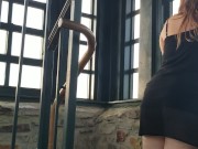 Thick girl gets fucked in public watch tower 4/16