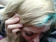 Milftastic Sloppy Blowjob in The Car 15/16