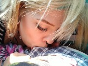 Milftastic Sloppy Blowjob in The Car 2/16