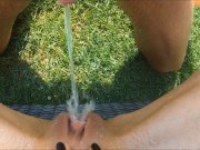 first extreme pee piss battle Compilation pissing non stop her view wet pov 6/16