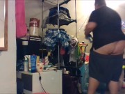 buttcrack doing chores - big shorts keep falling down 1/16
