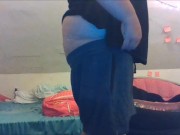 buttcrack doing chores - big shorts keep falling down 11/16