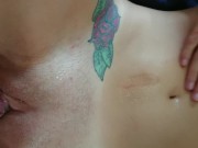 PUREPAULINE'S QUICK FUCK CUMSHOT BELLY reupload, better quality 15/16