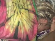 18 year old blonde fucked doggystyle by boyfriend! 12/16