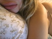 POV CUMSHOT Morning Sex! ASMR FUCKING ROLE PLAY / Girlfriend 10/16