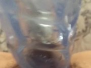 Shoving dildo into tight pussy very wet climax 11/16