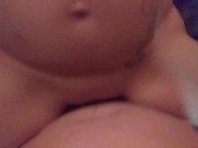 Cumshot on a pregnant girl 11/16