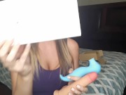 Testing Toys - Vibrating Dildo and Clitoral Sucking Vibrator 3/16