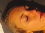 Blonde teen begs for cum shot and gets it 15/16