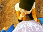 Extreeme sex with sporty on the rock 7/16