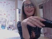 Verbally humiliated & ordered to cum to his own embarrassment - EroticTanya 5/16