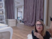 Verbally humiliated & ordered to cum to his own embarrassment - EroticTanya 7/16