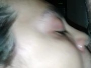 Wife gives best sloppy blowjob 11/16