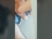 Amateur chubby hairy HOUSEWIFE fucked by huge cock and REAL SQUIRT dildo 7/16