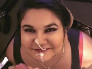 Latina Wife Deep Throats Big Cock 16/16