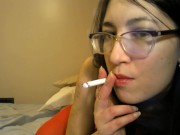 Asian Teen Smoker Talks Dirty & Teases You Smoking lizlovejoy.manyvids.com 10/16
