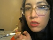 Asian Teen Smoker Talks Dirty & Teases You Smoking lizlovejoy.manyvids.com 12/16