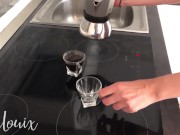 Coffee and cream - Horny amateur kitchen fuck - LenaLouix 3/16