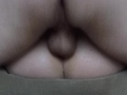 Thick PAWG bouncing on a cock - anal creampie 14/16