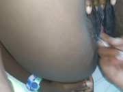 BBC Has Petite Bubble Butt Ebony's Wet Pussy Creaming 16/16