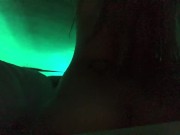 Perfect ass bouncing as horny girlfriend rides boyfriends huge cock