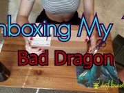 Unboxing My 1st Bad Dragon! Nox, Lil' Squirt Cockatrice & Cum Lube
